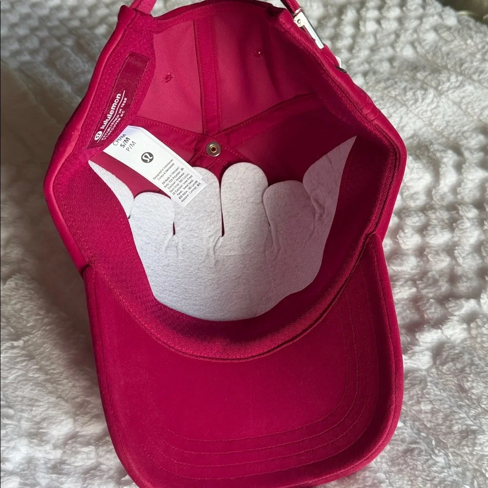 🆕 LULULEMON Classic Ball Cap *Velour NWT Size S/M Berry Rumble